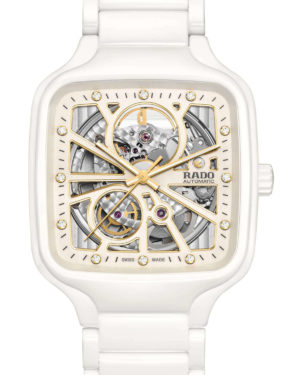 Rado True Square Diamonds Automatik L Open Heart