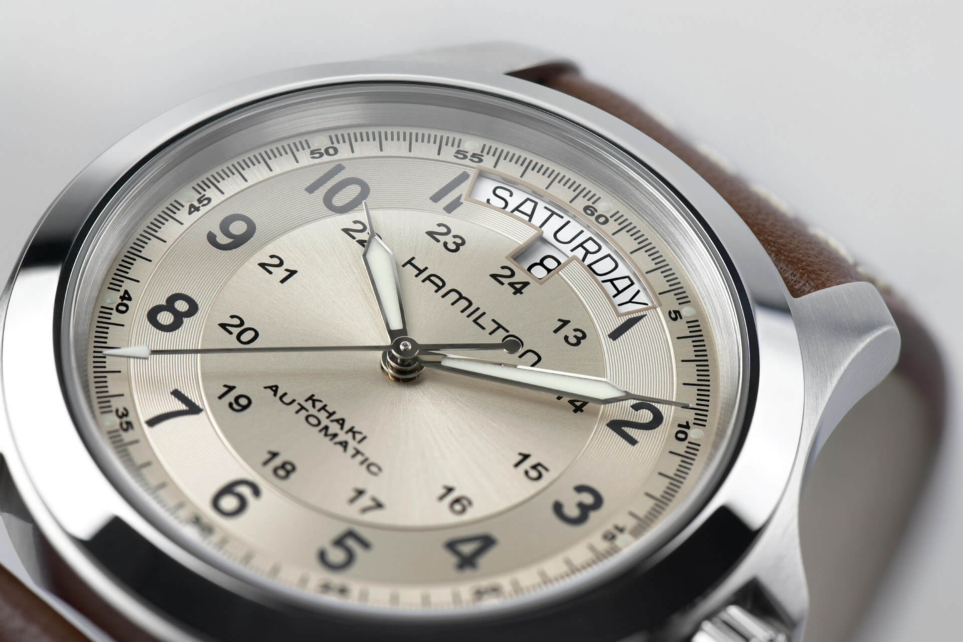 Hamilton khaki hotsell king day date